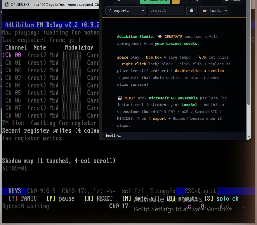 DOSBox OPL serial route